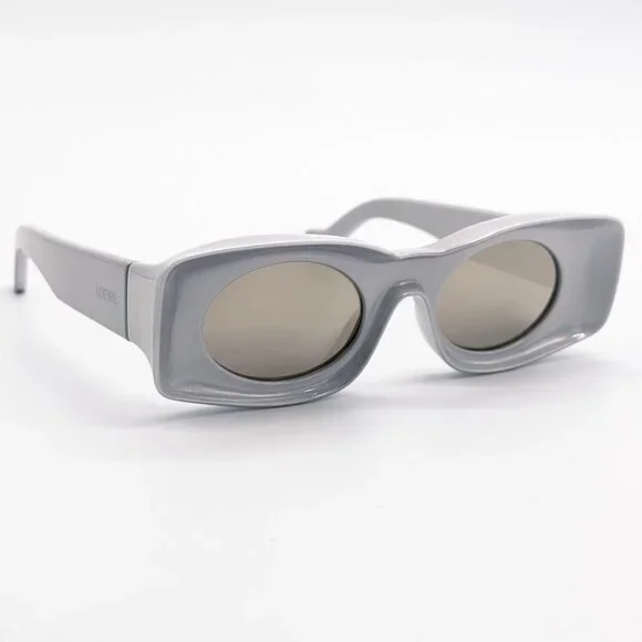 NEW LOEWE SUNGLASSES LW40033I 24C SILVER UNISEX EYEWEAR - Picture 5 of 10